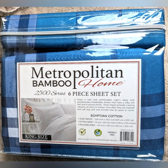 Metropolitan Bedding King Or California King Metropolitan Bamboo